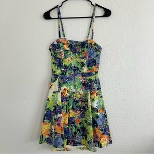 Jessica Simpson Bustier Floral Multicolor Women's Dress